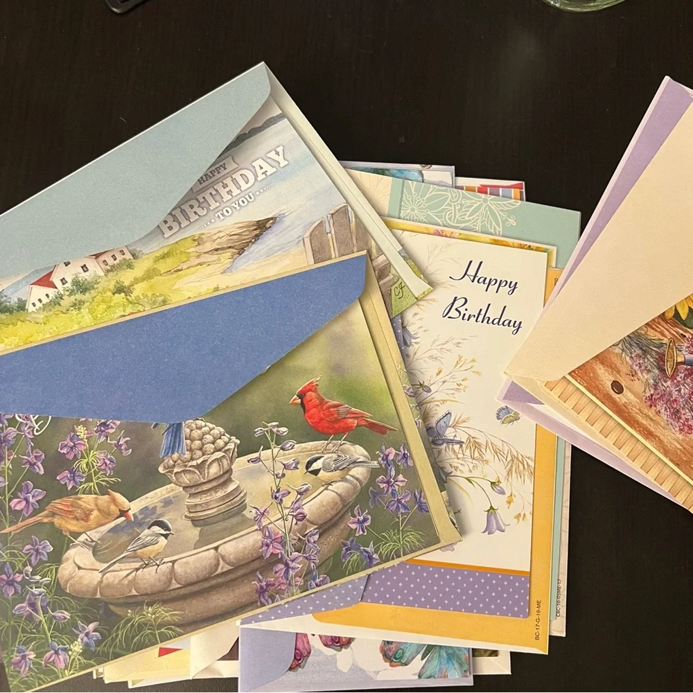 Bundle of Religious Greeting Cards Birthday Easter Get Well Sympathy & More - Picture 4 of 13
